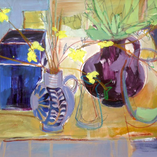 Pots, Winter Jasmine (Cathy Parker)