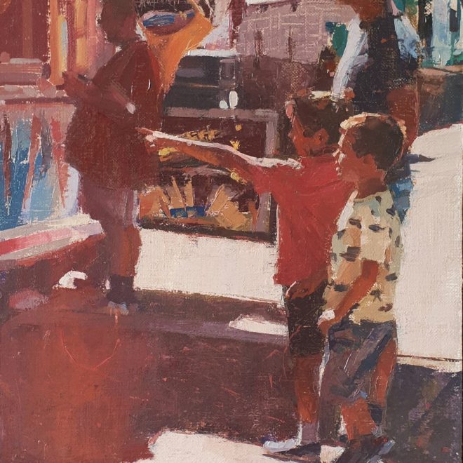 Queuing for Ice Cream (Craig Allan Lee ARSMA)