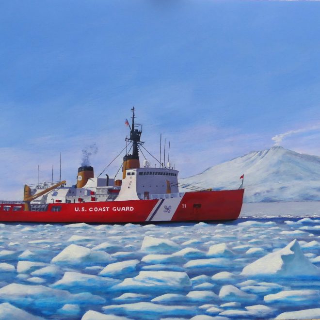 USCGC Polar Sea at McMurdo Sound, Antarctica (Paul Rodhouse)